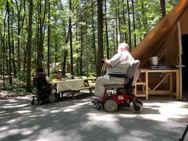 Prêt-à-camper - Terrasse