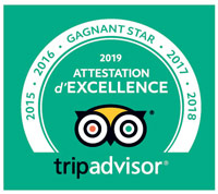 Attestation d'Excellence 2019 TripAdvisor